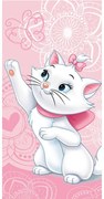 Asciugamano per bambini rosa in cotone 70x140 cm Marie Cat "Butterfly" – Jerry Fabrics
