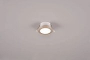 Faretto argus led rotondo con bordo cromato 653610106