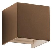 Ideal Lux - Applique a LED da esterno ATOM LED/12W/230V IP54 marrone