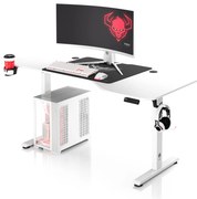 Scrivania Regolabile in Altezza Diablo X-Tensio 1600 Bianco