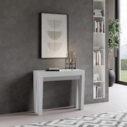 Consolle allungabile fino a 196 cm SPIMBO SMALL Bianco Frassino