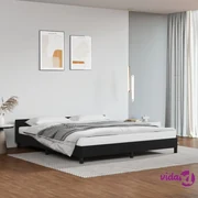 Letto LEONCE capitonné cassetti 160 x 200 cm Tessuto Grigio