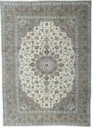 Kashan Tappeto persiano 350 x 250 Beige (Iran) Annodato A Mano
