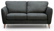 Divano nero e grigio 170 cm Oslo - Scandic