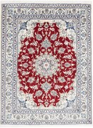 Nain Tappeto 200 x 150 Rosso (Iran) Annodato A Mano