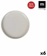 Piatto da pranzo La Mediterránea Ivory Brillante Rotonda (6 Unità)