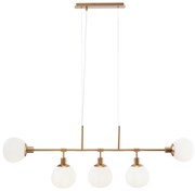 Maytoni Sospensione in metallo con diffusori in vetro in stile moderno Erich - 40W ORO