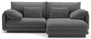 Divano angolare grigio scuro (angolo destro) Torino - Micadoni Home
