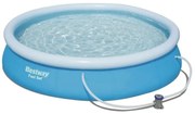 Bestway - fast set piscina gonfiabile fuori terra con pompa e filtro 366 x 76 cm