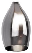 Azzardo - Vetro di ricambio per lampadario IZZA diametro 13 cm grigio