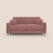 Gregory Divano letto con materasso h18 cm in microfibra effetto velluto impermeabile T09 salmone