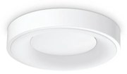 Plafoniera Contemporanea Planet Metallo Bianco Led Integrato 17W 3000K Ip20