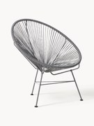 Poltrona lounge in plastica intrecciata Bahia
