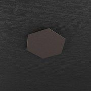 Hexagon applique-plafoniera decorativo marrone 1142-1d-ma