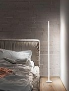 Piantana in metallo verniciato bianco stick led 22w 3000k 1600lm i...