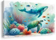 Quadro su tela – Natura e animali marini