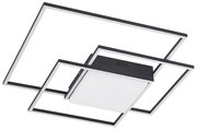 Lindby - Nelinka LED Plafoniera Nero Lindby