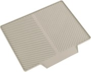 Tappetino scolapiatti beige in plastica 34x40 cm Nelia – Wenko