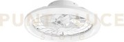Plafoniera led ventilatore etesia bianco 40w 5500lm cct 3000k luce ...
