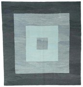 Kilim Tappeto persiano 210x200 Nero (Iran) Tessuto A Mano