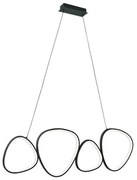 Lampadario LED a cavo PETRA LED/48W/230V 4000K nero