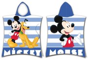 Poncho bambino in spugna blu Mickey - Jerry Fabrics