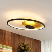Plafoniera a LED Feival Lindby, dimmerabile, Marrone / Ruggine, Soggiorno / Sala da pranzo, Metallo, Moderno, Plafoniera LED