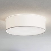 Plafoniera soffitto Rondo TK Lighting, dimmerabile, Bianco / Opale, Camera da letto, Tessuto / Stoffa / Seta, Moderno, Plafoniera