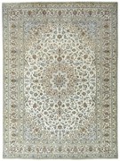 Kashan Tappeto 290 x 400 Beige (Iran) Annodato A Mano
