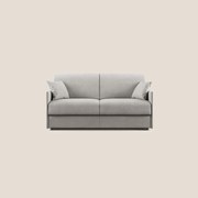 Evans Divano letto in morbido tessuto impermeabile T02 grigio chiaro
