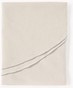 Tovaglia rotonda in lino con bordino Kennedy