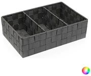 Organizer Porta Cosmetici SmackIn Plastica Con 11 Scomparti e Box Con  Coperchio Grigio