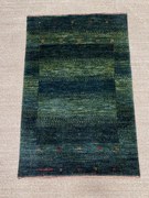 Loribaft Tappeto persiano 90 x 60 Verde (Iran) Annodato A Mano