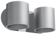 Luce Spot da parete ORBIS 2xG9/40W/230V grigio