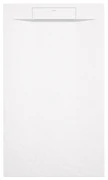 Piatto Doccia 80x100 Effetto Pietra Duplach "Zeus" Bianco