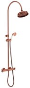 Colonna doccia con miscelatore Oxford Termostatico Rame spazzolato