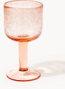 Set di 4 bicchieri da vino soffiati a bocca con bolle d'aria Hippolyte