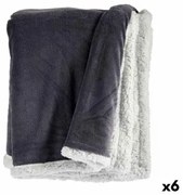 Coperta Bianco Grigio 130 x 1 x 170 cm (6 Unità)