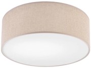 Plafoniera MONTE 1xE27/60W/230V Ø 35 cm marrone