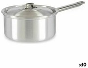 Casseruola con Coperchio Ø 16 cm Argentato Alluminio 1,5 L (10 Unità)