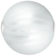 Lampadario Plafoniera Kuna Ceiling Lamp Colore Bianco 60W Mis 30 cm