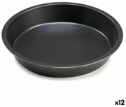 Stampo da Forno Ø 28 cm Metallo Grigio scuro (12 Unità)