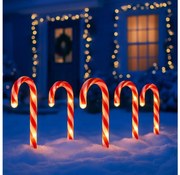 Set da 5 decorazioni natalizie LED da esterno LED/2W/230V IP44 rosso