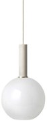 Ferm Living - Collect Lampada a Sospensione Opale Sfera Alto Grigio Chiaro ferm LIVING