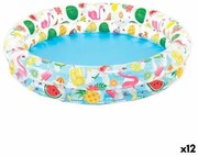 Piscina Gonfiabile per Bambini Intex Tropicale Anelli 150 l 122 x 25 cm (12 Unità)