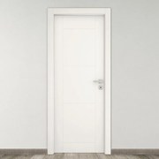 Porta interna a battente Mood in MDF colore bianco, L 70 x H 210 cm, apertura a sinistra