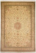 Cashmere Silk Tappeto 250x350 Beige (Indian) Annodato A Mano