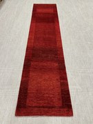 Loribaft Tappeto persiano 100x450 Rosso (Iran) Annodato A Mano