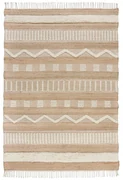 Tappeto bianco/di colore naturale in misto iuta tessuto a mano 160x230 cm Medina – Flair Rugs