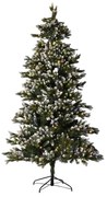 Albero di Natale Home ESPRIT Verde Metallo Polietilene Nevoso 140 x 140 x 240 cm